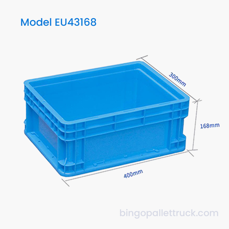 16L EU-Kunststoff-Einkaufsbox HDPE-Industrielagerbehälter
