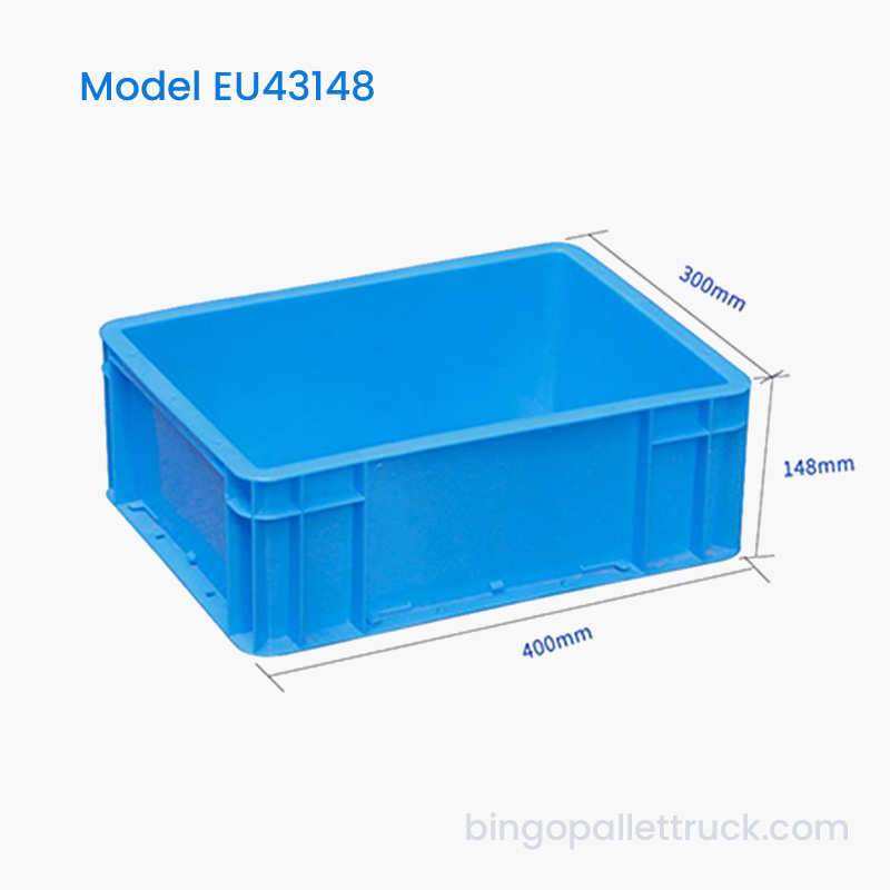 14L EU-Kunststoff-Tragebox für die Lagerung und Kommissionierung von Fabrikteilen