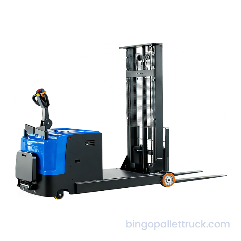 1500 kg EPS-Elektro-Standstapler mit Gegengewicht für die Handhabung schwerer Paletten